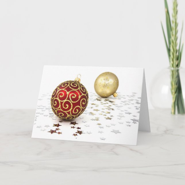 Weihnachten Nollaig Chridheil I Holiday Card (Vorderseite)