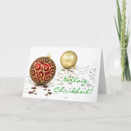 Weihnachten Nollaig Chridheil I Holiday Card