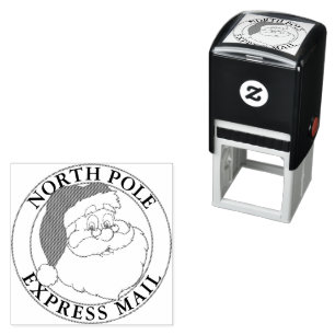 Weihnachten Nordpol-Express-Post Santa Permastempel
