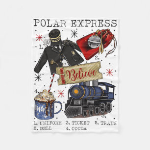 Weihnachten Nordpol Polar Express Alle Abroad Xmas Fleecedecke