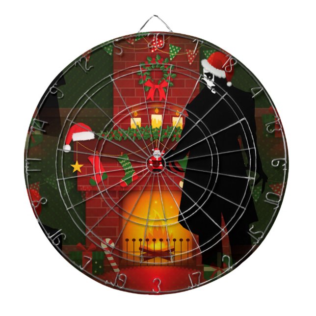 Weihnachten nosferatu dartscheibe (vorne)