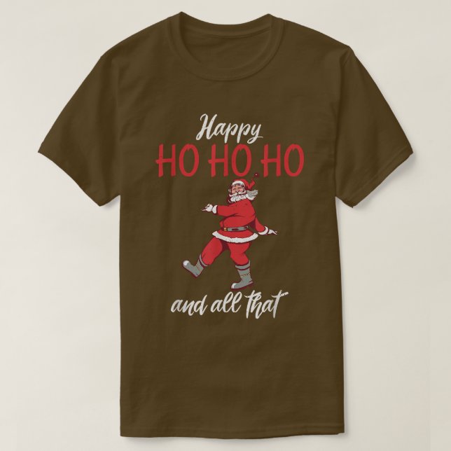 Weihnachten Not Retro Funny Santa T-Shirt (Design vorne)