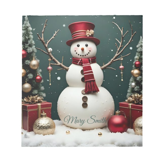 Weihnachten - Notepad Notizblock (Vorderseite)