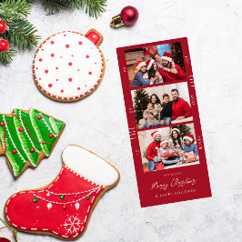 Weihnachten oder Feiertag Multi Foto Retro Filmstr