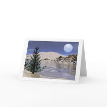 Weihnachten oder Solstice-Karte - "Solstice-Segnun