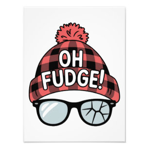 Weihnachten Oh Fudge Xmas Urlaub Lustiger Urlaub Fotodruck