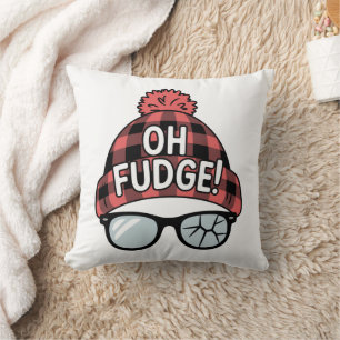 Weihnachten Oh Fudge Xmas Urlaub Lustiger Urlaub Kissen