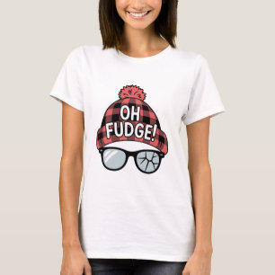 Weihnachten Oh Fudge Xmas Urlaub Lustiger Urlaub  T-Shirt