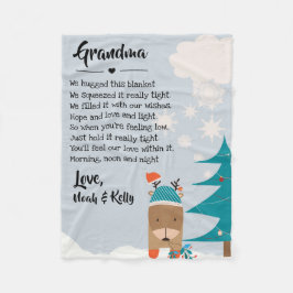 Weihnachten Oma Grammy Nana von Großkindern Fleecedecke