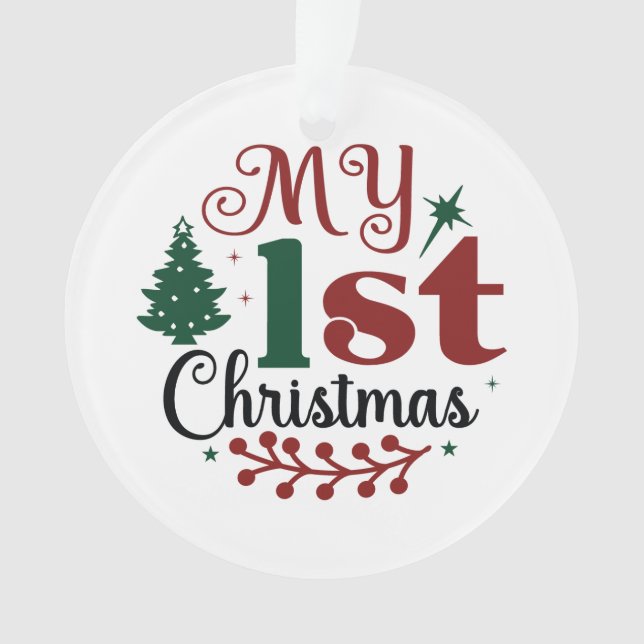 Weihnachten Ornament (Vorderseite)