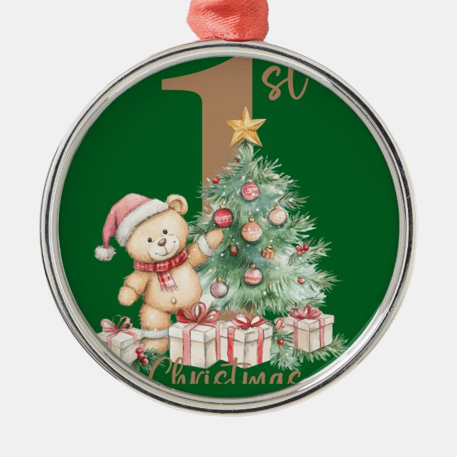 Weihnachten Ornament Aus Metall (Vorne)