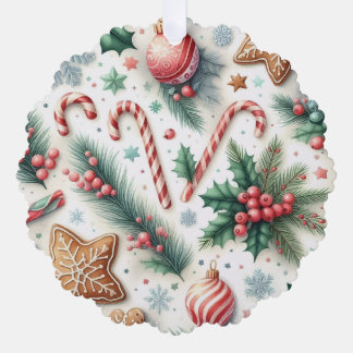 Weihnachten Ornament Karte