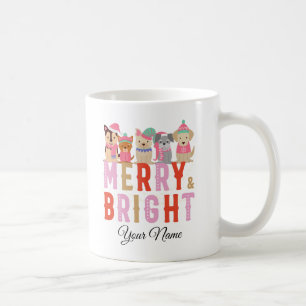Weihnachten, Ornamente 07 Fröhlich und hell Kaffeetasse
