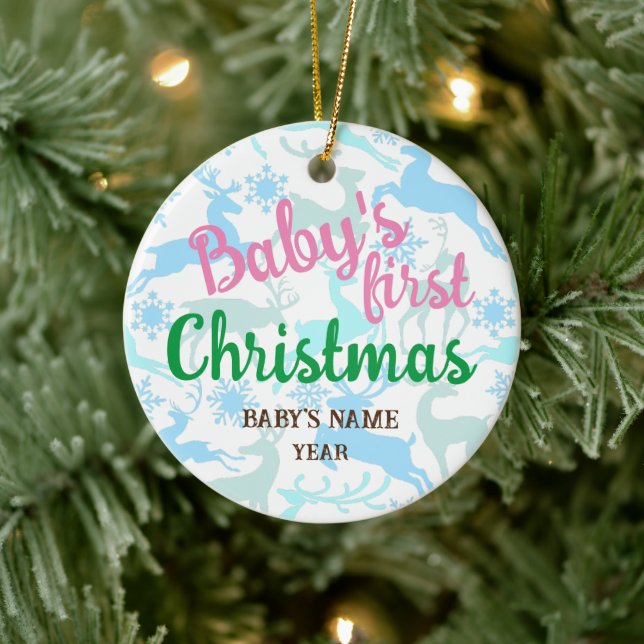 Weihnachten, Ornamente Baby's First Christmas Cust (Baum)