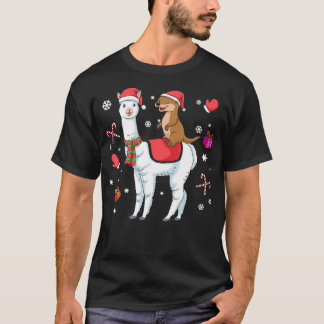 Weihnachten Otter Kinder Alpaka Tshirt Frauen Nied