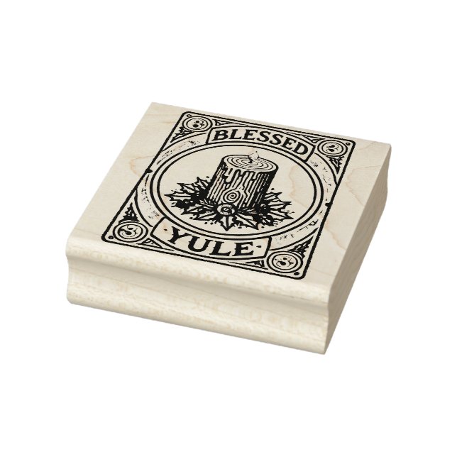 Weihnachten Pagan Yuletide Holiday Gummistempel (Stempel)