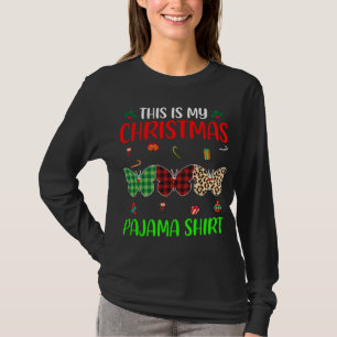 Weihnachten Pajama Butterfly Lover Tiere Weihnacht T-Shirt