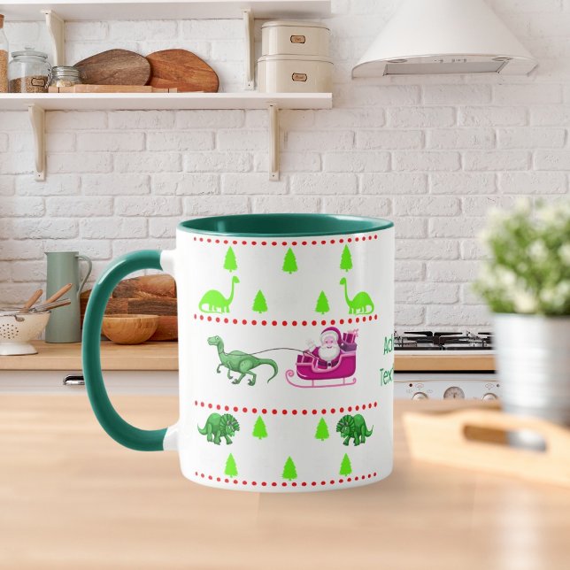 Weihnachten Pajama Dinosaur, Weihnachten Party Tasse (Von Creator hochgeladen)