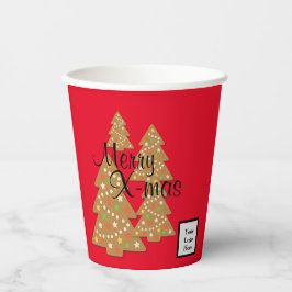 Weihnachten Pappbecher