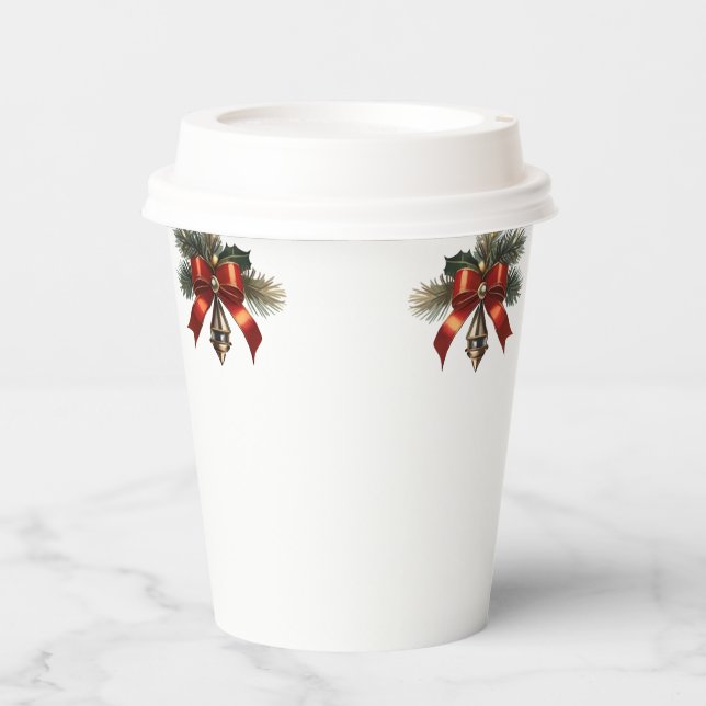 Weihnachten Pappbecher (Vorderseite)