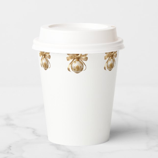 Weihnachten Pappbecher (Vorderseite)