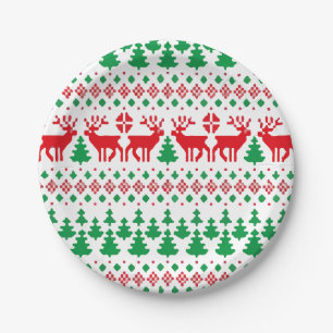 Weihnachten Pappteller