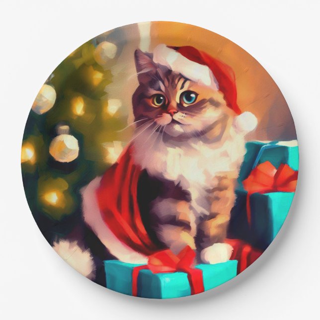 Weihnachten Pappteller (Vorderseite)