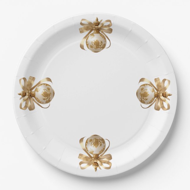 Weihnachten Pappteller (Vorderseite)