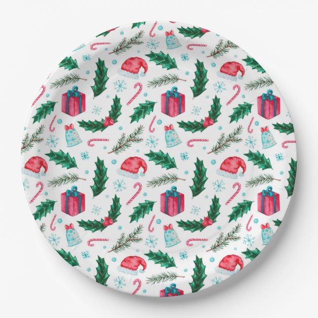 Weihnachten Pappteller (Vorderseite)