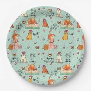 Weihnachten Pappteller