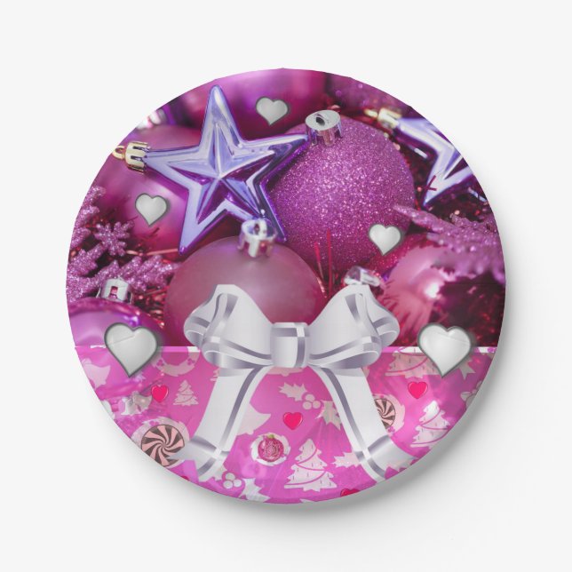 Weihnachten Pappteller (Vorderseite)