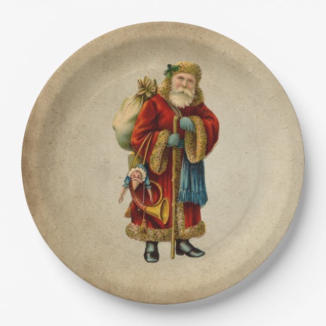 Weihnachten Pappteller (Vorderseite)