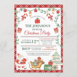 Weihnachten-Party Einladung