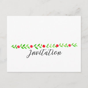 Weihnachten-Party Einladung, Weihnachten Postkarte