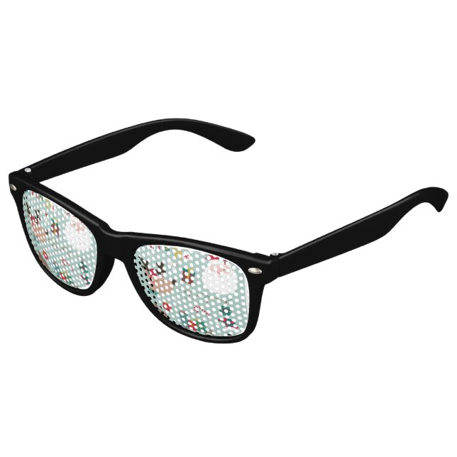Weihnachten Partybrille (Schrägansicht)