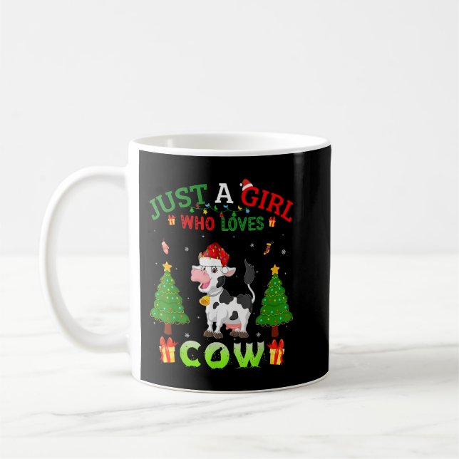 Weihnachten passt in Weihnachten - ein Mädchen, da Kaffeetasse (Links)