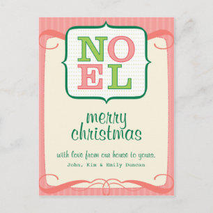 Weihnachten Personalisiert Weihnachts Postkarte