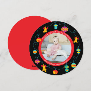Weihnachten Personalisierter Spaß Modernes Kranz-F
