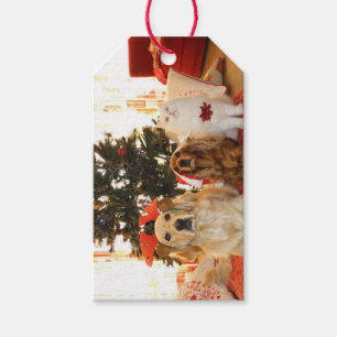 Weihnachten Pets niedliche Geschenk-Umbauten Geschenkanhänger