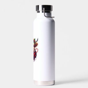 Weihnachten phantastische Hochlandkuhweihe Trinkflasche