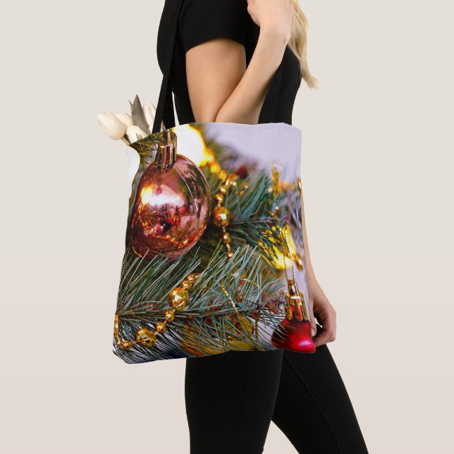Weihnachten Pine Bauble & Garland Tasche (Von Nahem)