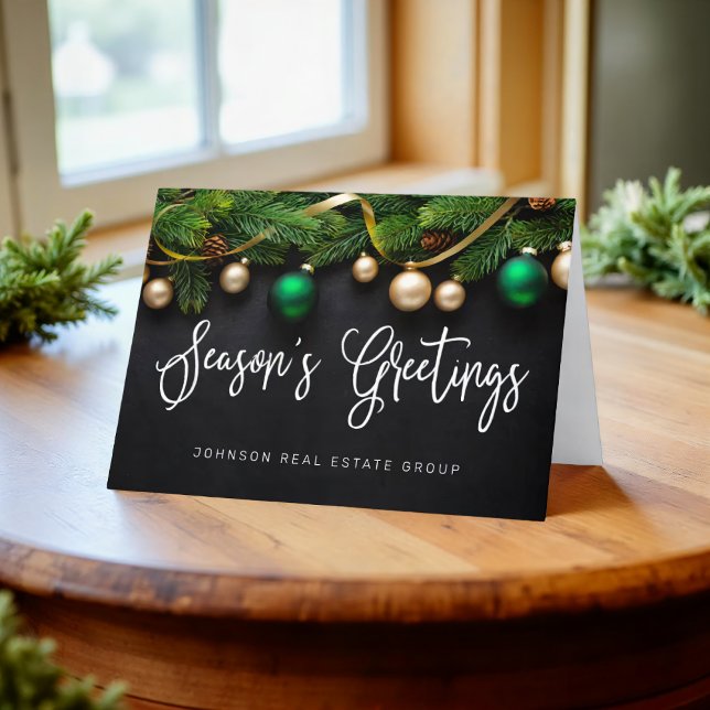 Weihnachten Pine Tree Season's Grußgeschäft (Von Creator hochgeladen)