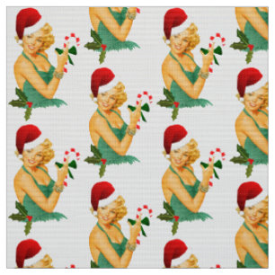 Weihnachten Pinup Stoff