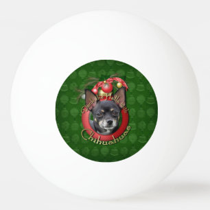 Weihnachten - Plattform die Hallen - Chihuahua - Tischtennisball