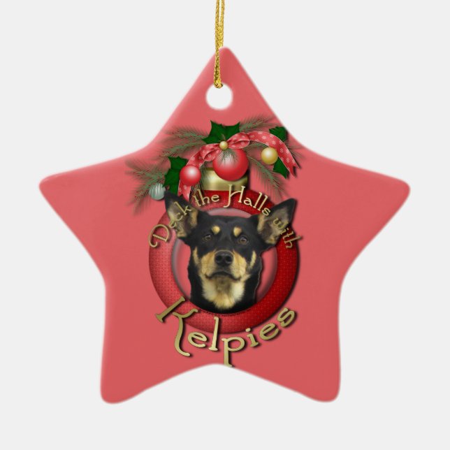 Weihnachten - Plattform die Hallen - Kelpies Keramik Ornament (Vorne)
