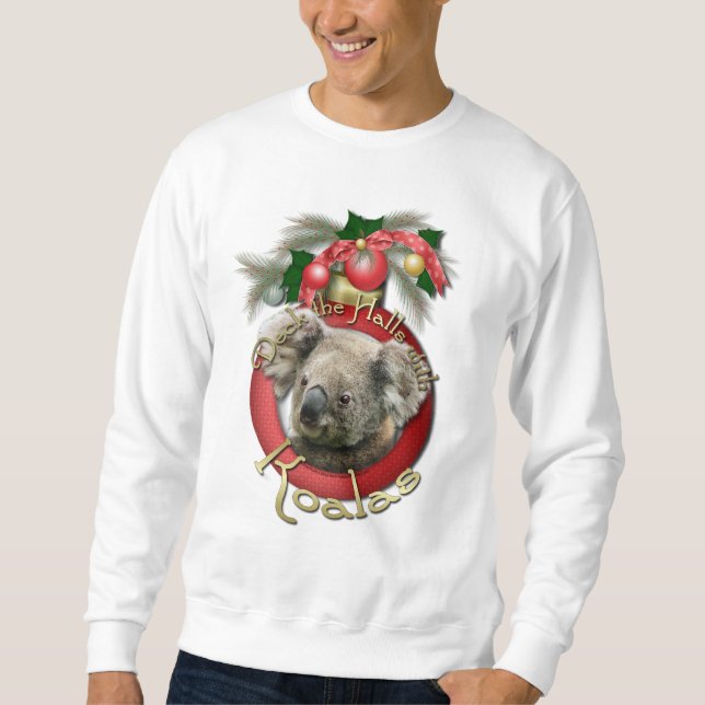 Weihnachten - Plattform die Hallen - Koala Sweatshirt (Vorderseite)