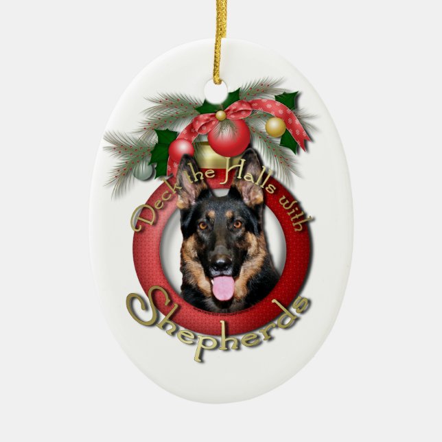 Weihnachten - Plattform die Hallen - Schäfer - Keramikornament (Vorne)