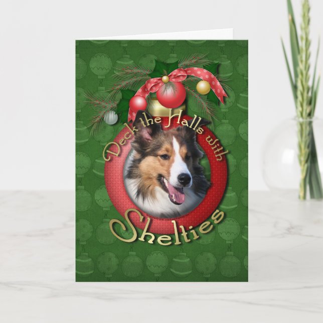 Weihnachten - Plattform die Hallen - Shelties (Vorderseite)