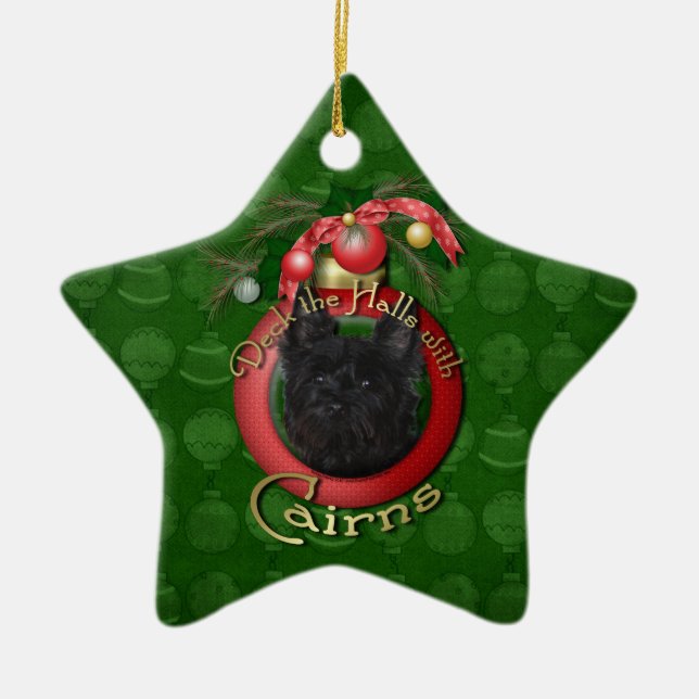 Weihnachten - Plattform die Hallen - Steinhaufen - Keramik Ornament (Vorne)