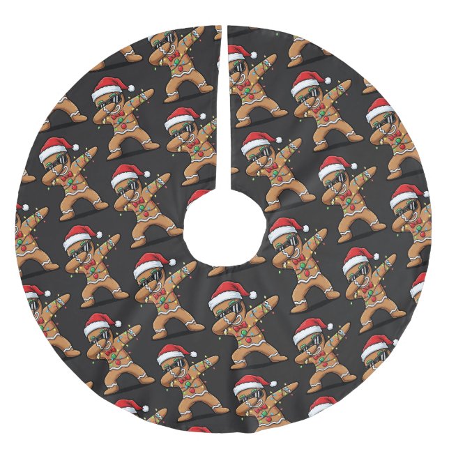 Weihnachten Polyester Weihnachtsbaumdecke (Vorderseite)